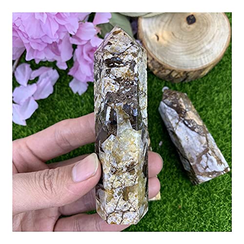 FFIME Natural Dazzle Colour Agate Crystal Stone Point Crystal Stone Decor Home Decoration Crafts