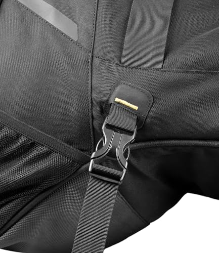 Image of Cramster by Rynox Grab Tail Bag 75L - Motorcycle Tail Bag | External Rain Cover | Internal Dry Bags - Black