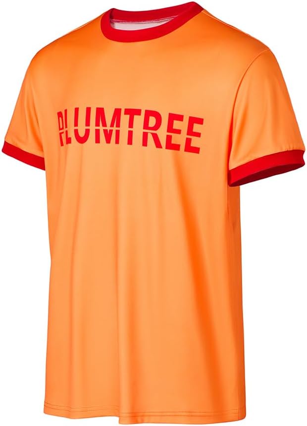 Scott Cosplay Costume Shirt Men's Movie Plumtree Print Orange T-Shirt Summer Short Sleeve Tee