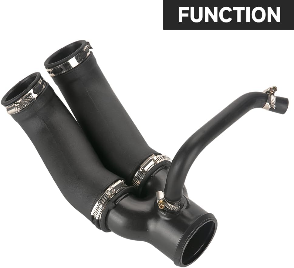 Air Intake Hose Air Intake Tube - Compatible for Ford F150 F250 F350 1994-1997 for Ford Bronco 1994-1996 - Replace Part F6TZ9B659AD
