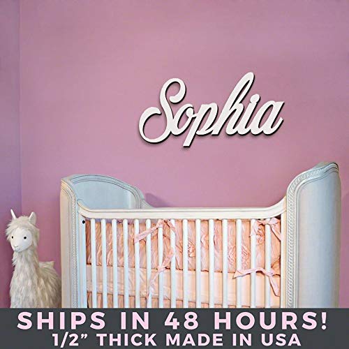 personalized wooden baby name signs