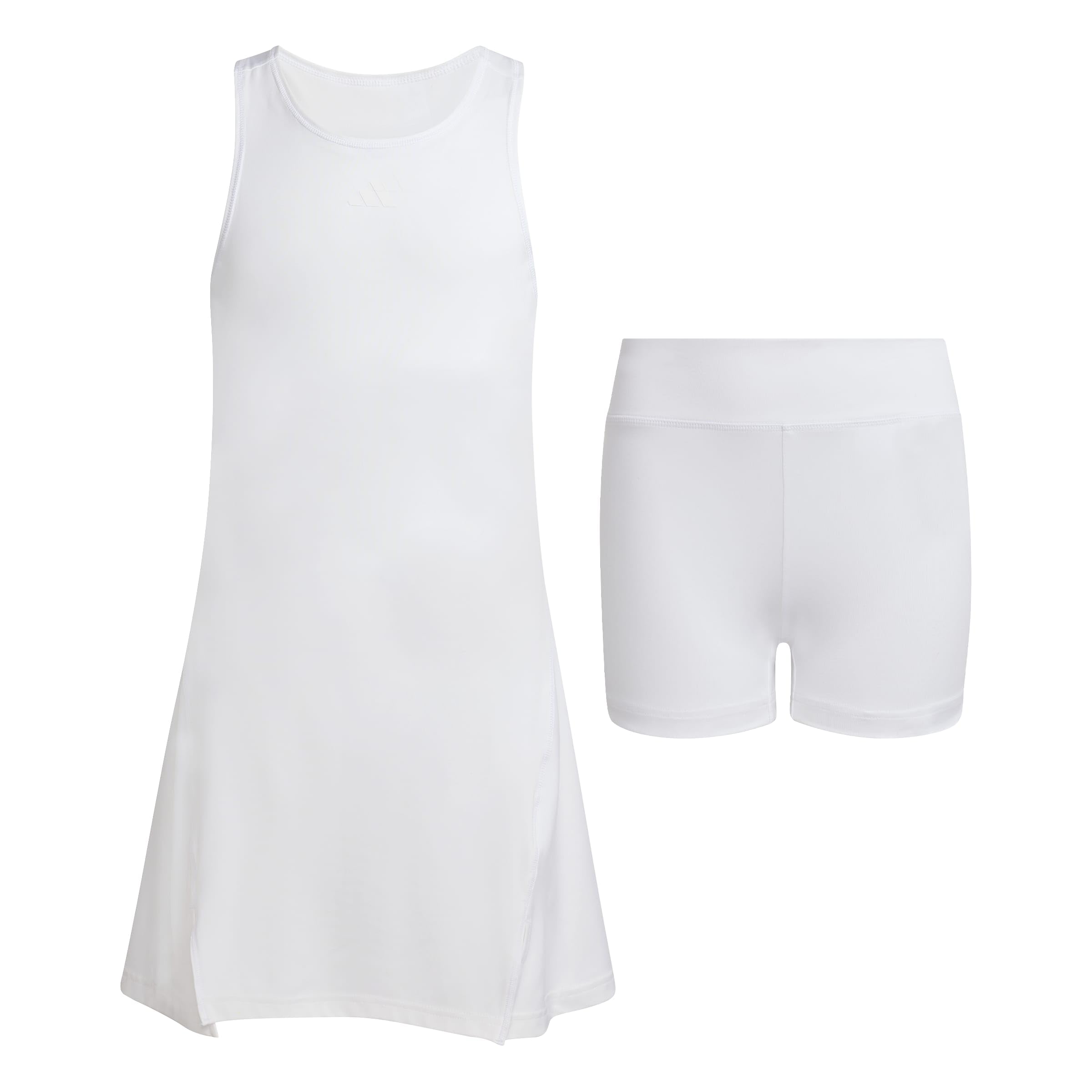 adidas Girl's Girls Club Tennis Climacool Dress, White, 13-14 Years