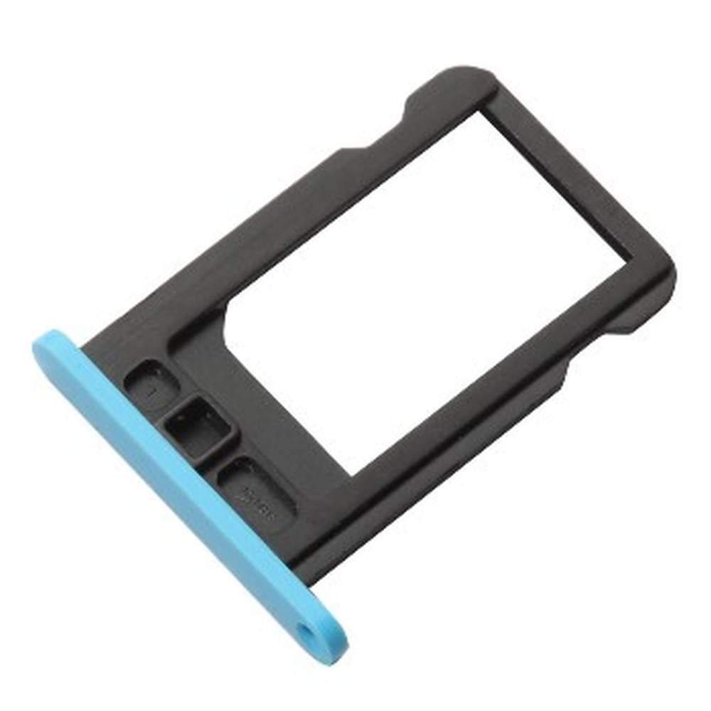 Sim Card Slot Holder Sim Tray Compatible for iPhone 5c Blue