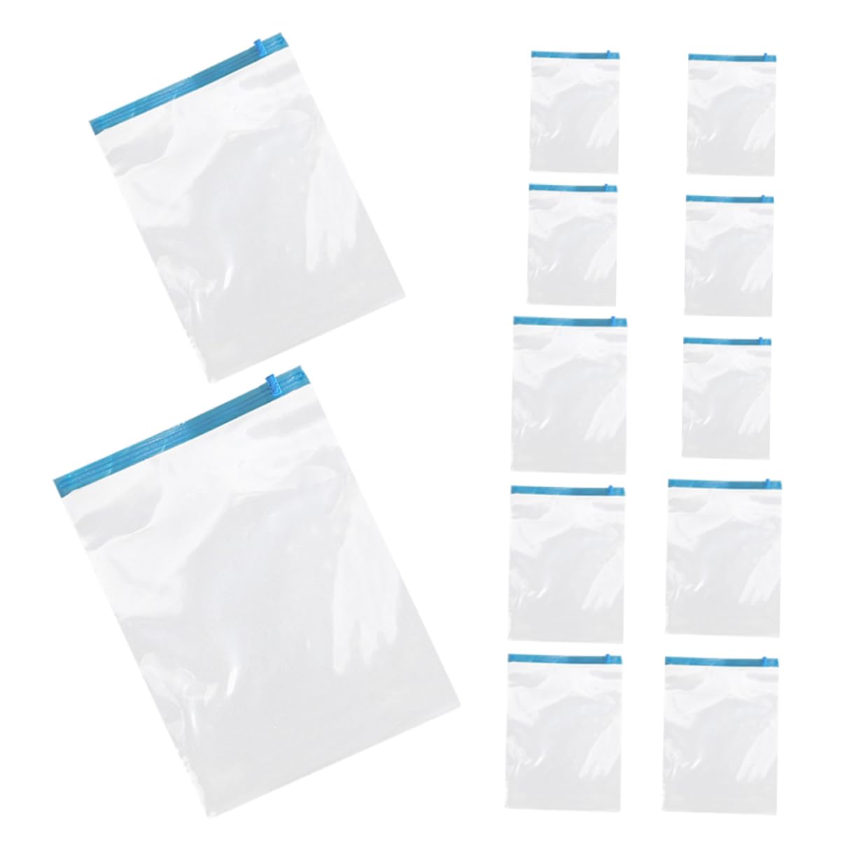 12 Stück-pack Handrollbare Reise Kompressionsbeutel für Kleidung