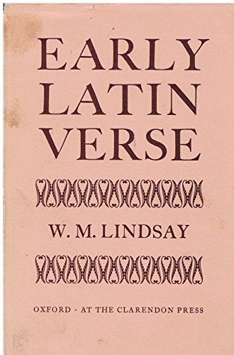 Early Latin Verse 0198143486 Book Cover