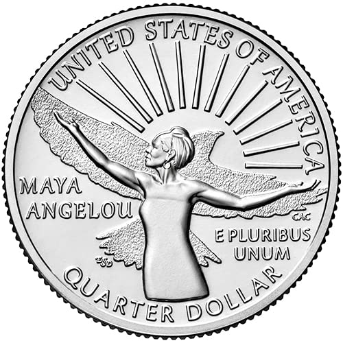 2022 S BU American Women Quarter Maya Angelou Quarter Choice Uncirculated US Mint