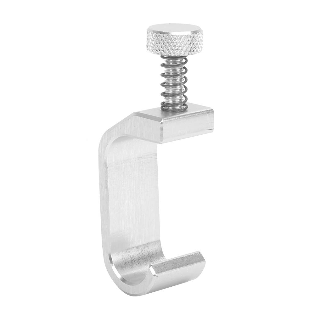 Morsetto per Portapacchi Vespa, Gancio per Portapacchi Posteriore per Moto Adatto per Vespa GTS 250 300 Argento (SILVER)