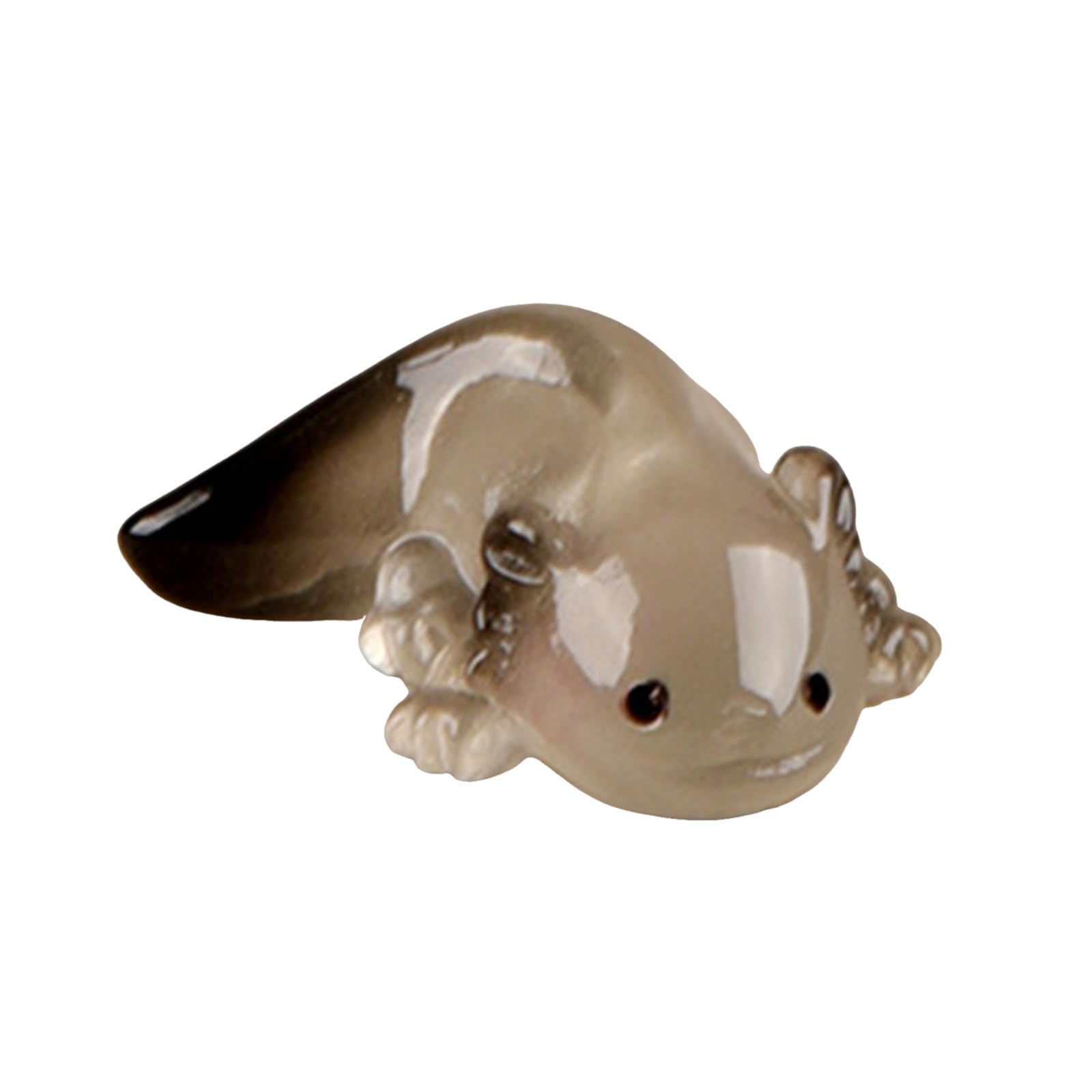 - Set di statuette di animali in resina per fai da te, decorazione per casa delle bambole, ornamento per acquario (H, 1,5 x 3 cm)