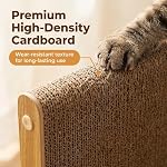3-Pack Cardboard Cat Scratcher for Indoor Cats, 23 Inch L Shaped Vertical Cat Scratching Post, Cat Scratching Board for Wall and Couch, Large - Image 3