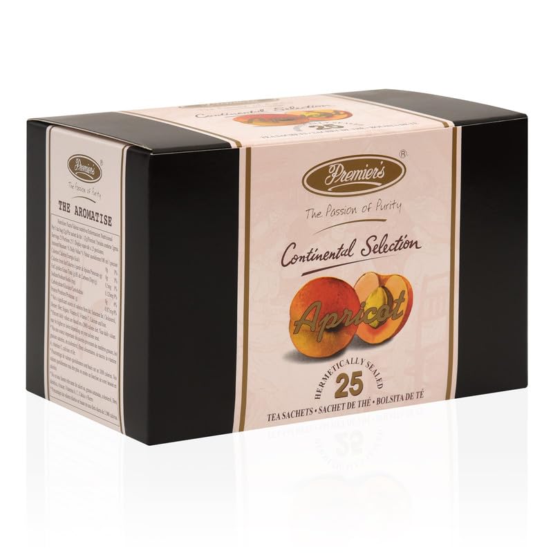 Té negro albaricoque 25 saquitos 50 g miniatura 1