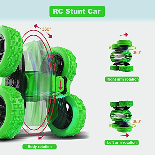 Remote Control Drift Car Toys For Kids: 4X4 Off Road Race Vehicle With 360 Degree Rotating And 2.4Ghz - Stunt Rc Truck Gift For Boys Girls And Toddlers At Age Of 6 7 8 10 12 On Birthday Christmas #TOP1