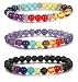 FIBO STEEL 8MM 1-3PCS Beads Bracelet for Men Women Lava Rock Stone Energy Bracelet 3pcs