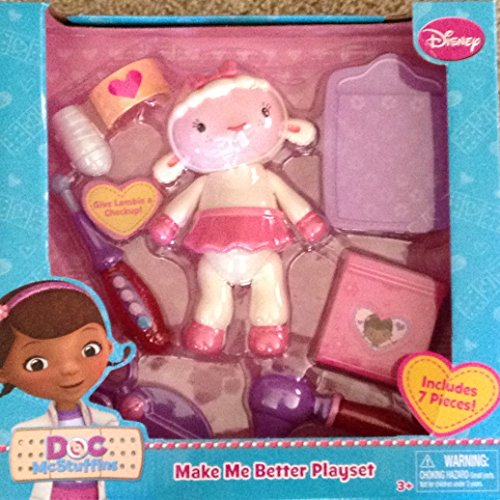 Image of Disney Doc McStuffins "Make Me Better" Playset Lambie - Includes 7 Pieces