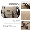 Taoqiao [Aktualisiert] Vintage Canvas Messenger Bag Große Buch Laptop Umhängetasche Frauen Männer Neu #2