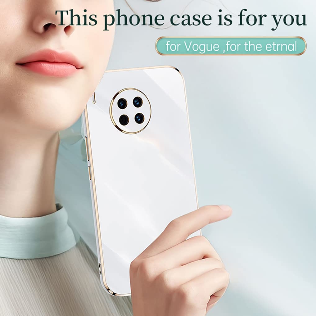 SEAHAI Cover Portafoglio Per Huawei Nova 8i / Honor 50 Lite | Design Foglie E Gatto In Rilievo | Rosa - 4