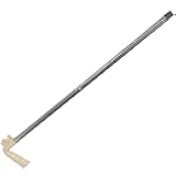 GARVALON Broom Handle Replacement 22mm Stainless Steel Stick Floor Cleaning Mop Handle Sturdy Home Sweeping Accessory Random Color Random Color