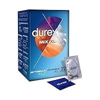 Durex Combo Mix XL Extra-Large Preservativi, 22 profilattici Esclusiva Online