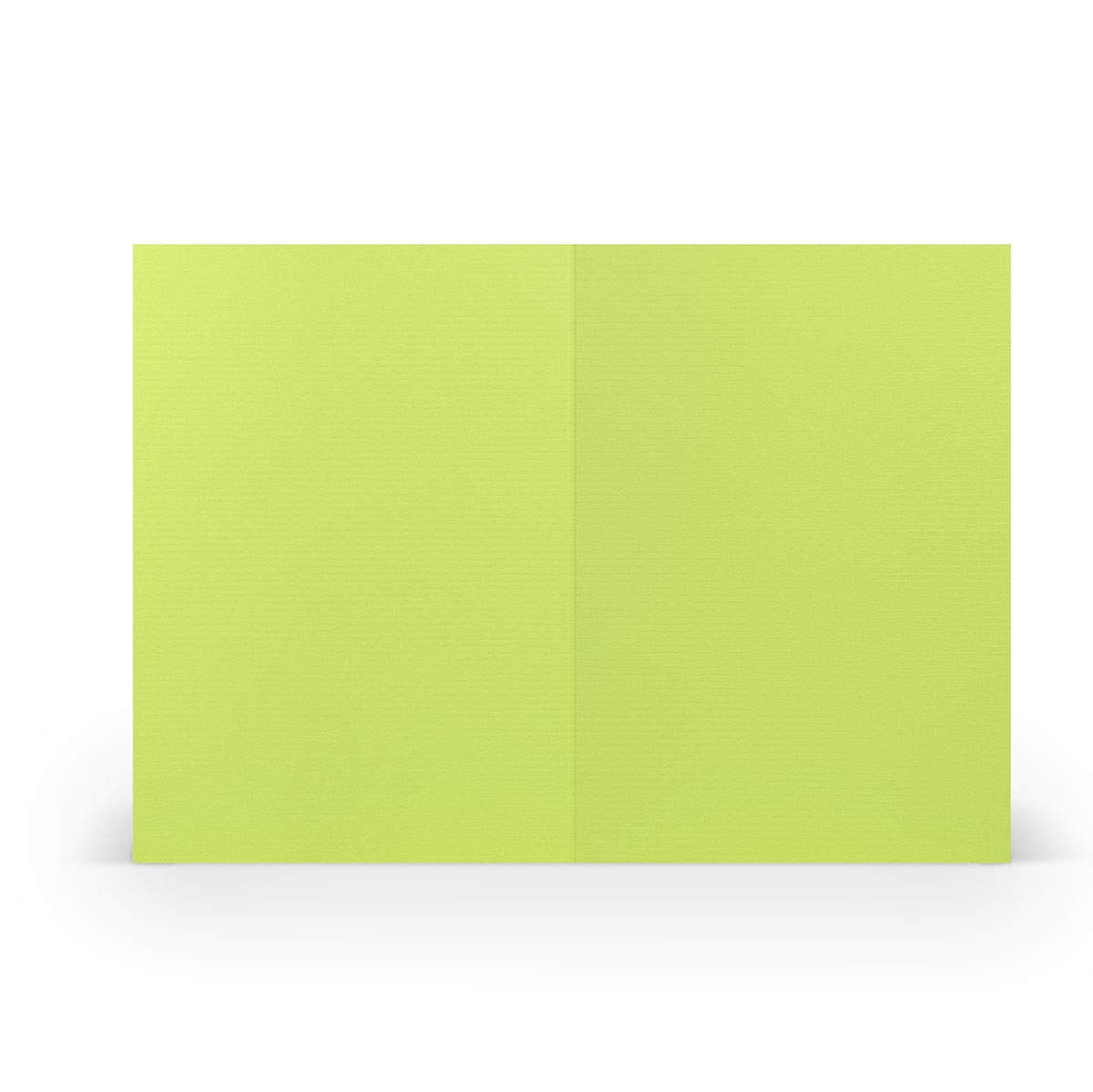 PAPERADO 400 Faltkarten DIN B6 - Maigrün gerippt Hell-Grün Gelbgrün - 220 g/m² - 12 x 16,9 cm - Blanko Doppelkarten Klappkarten Basteln Einladungskarten