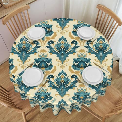 BLWSLC Nappe de fête imprimée Hercules de 152,4 cm - Convient pour les pique-niques, les mariages et les fêtes
