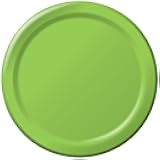 Creative Converting Touch of Color 24 Count Paper Banquet Plates, Fresh Lime