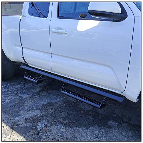Estribos Acero Negro para Toyota Tacoma Access Cab miniatura 3