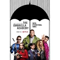 Movie Poster The Umbrella Academy Season 1 13 in x 19 in Poster Flyer Borderless + Free 1 Tile Magnet