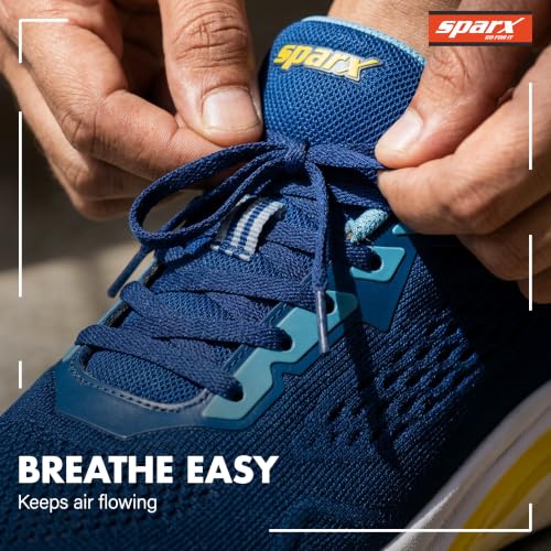 Image of SPARX Sports Shoes for Men - Lightweight with Cushioned Comfort, Shock Absorption, Durable Grip, Flexible Sole