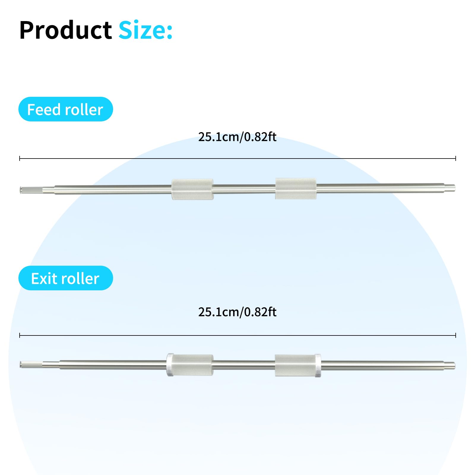 OKLILI PA03586-0001 PA03586-0002 Scanner 1 Rouleau De Ramassage + 2 Tampons De Séparation Compatibles Avec Fujitsu S1500 S1500M Fi-6110 N1800