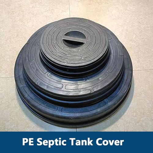 Tapa redonda de PE para tanque séptico con asa 45 cm reforzada 5