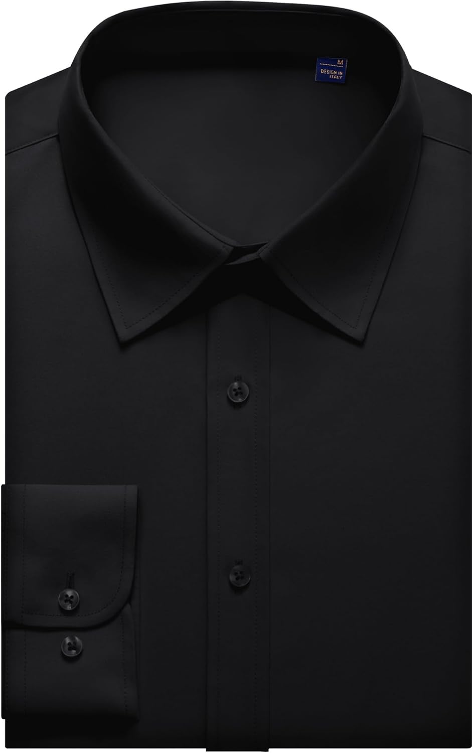 J.VER Mens Dress Shirts Long Sleeve Solid Formal Shirt Stretch Business Casual Wedding Button Down Shirts - Image 4