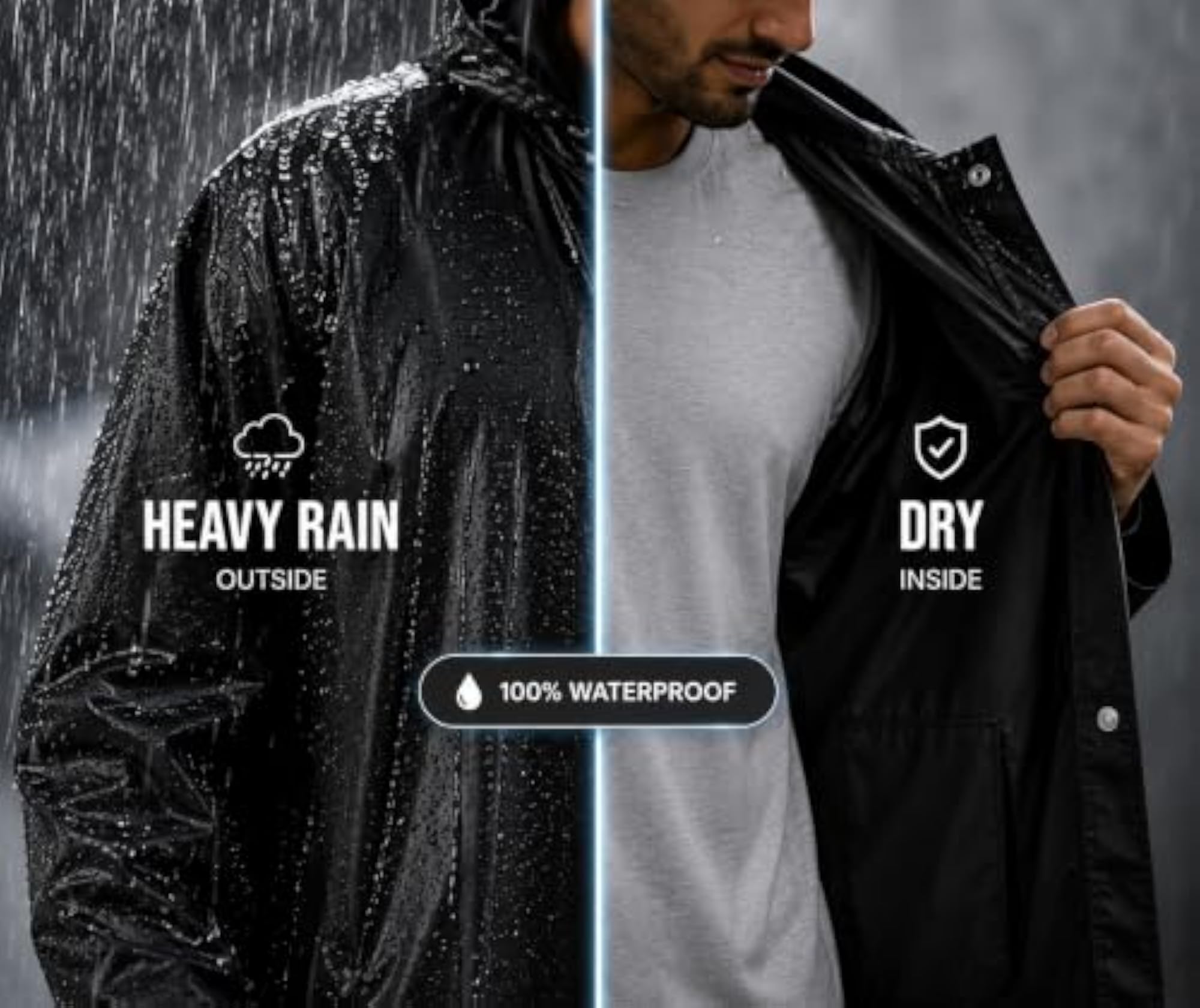 Burdy Waterproof EVA Rain Suit with Hood