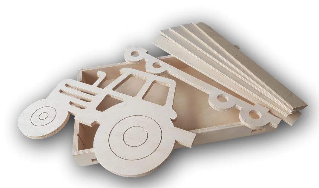 Traktor Anhänger Veranstalter für AutoRegal Holzhersteller