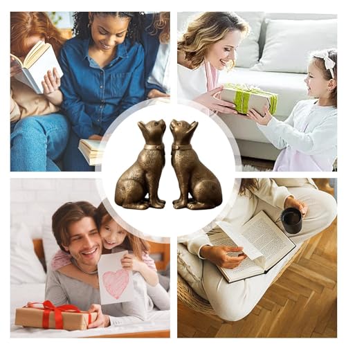 Support de livre chat pour étagère de bibliothèque et salon