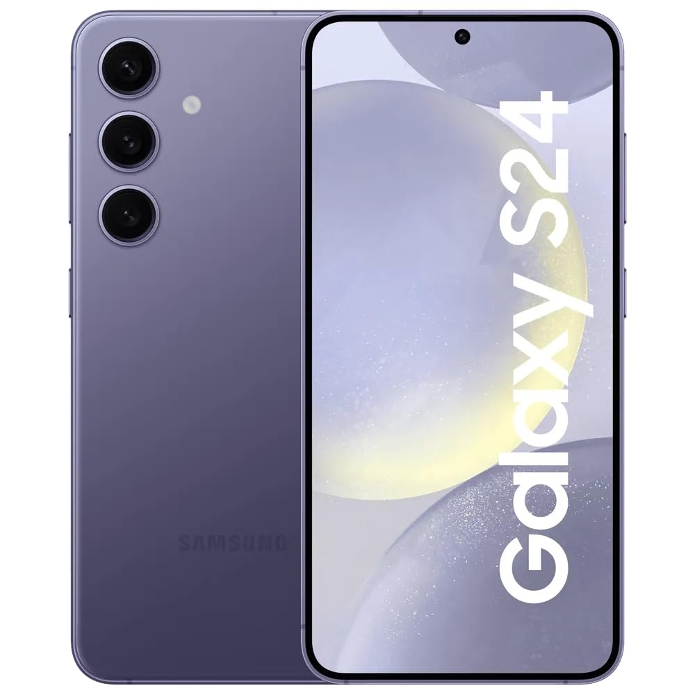 Samsung Galaxy S24 5G (Cobalt Violet, 8GB RAM, 128GB Storage) | 6.2″ Dynamic AMOLED 2X Display | Snapdragon 8 Gen 3 Processor | 50MP ProVisual Camera