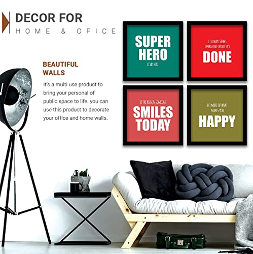Image of kotart Engineered Wood - Wall Decor Frames For Photos & Motivational Quotes - Room Decoration For Home & Living Room - (Art 1, 13x13 inch)