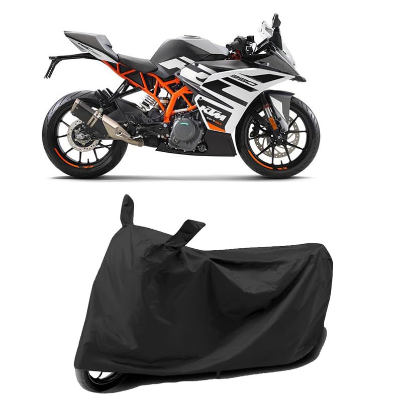 Sponsored Ad - Bike Body Cover Compatible with KTM RC 390 Protect from Scretch Dustproof UV-Rays Birds Dropping Accesseries for All Model & All Verieants -Black Color