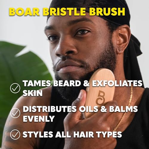 The Beard Club Beard Kit for Men - Grooming & Care Kit - Cedar & Sandalwood Oil, Cedar Balm, Shampoo, Brush, Comb, Trimming Scissors, Straight Edge Razor - Gift Set - Image 9