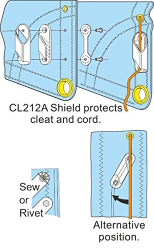 Nautos CL214 - Fine Line (Port) - Clamcleat (Set of 2)