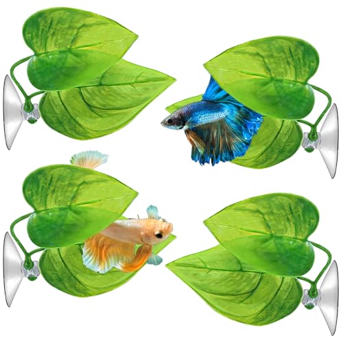 Image of Betta Hammock,Betta Tank Accessories,Fish Toy,Simulating The Natural Habitat for Betta Spawning Grounds,Rest Area for Fish Aquarium Ornaments