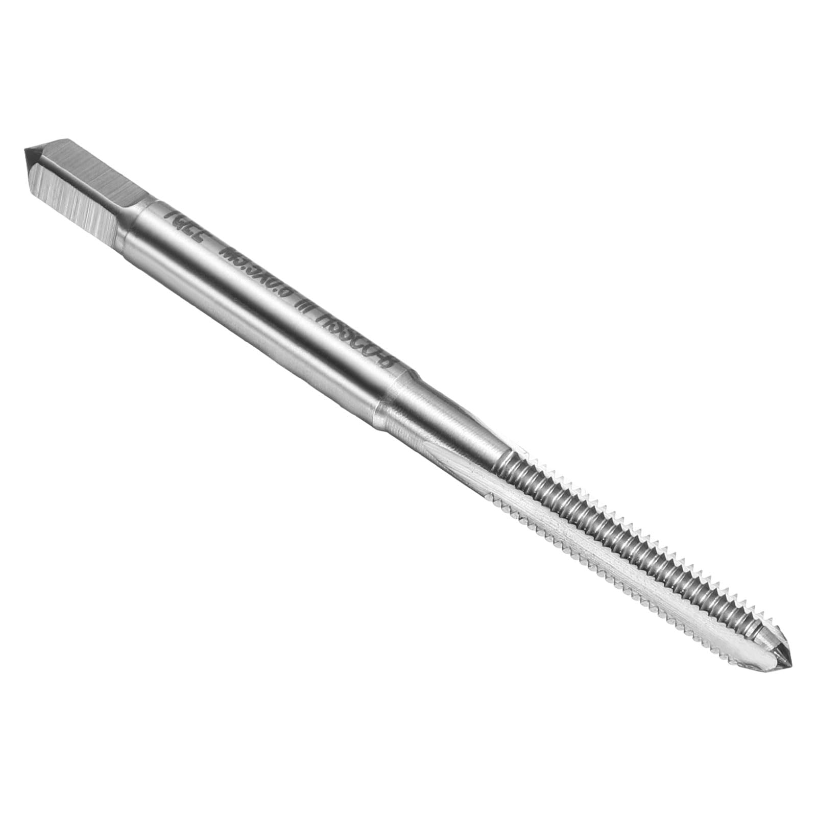sourcing map Hand Bottom Tap M3.5 x 0.6 H2 Metric Thread Bottoming Style Threading Taps High Speed Steel HSS6542 Straight Flutes Screw Tapping Tool