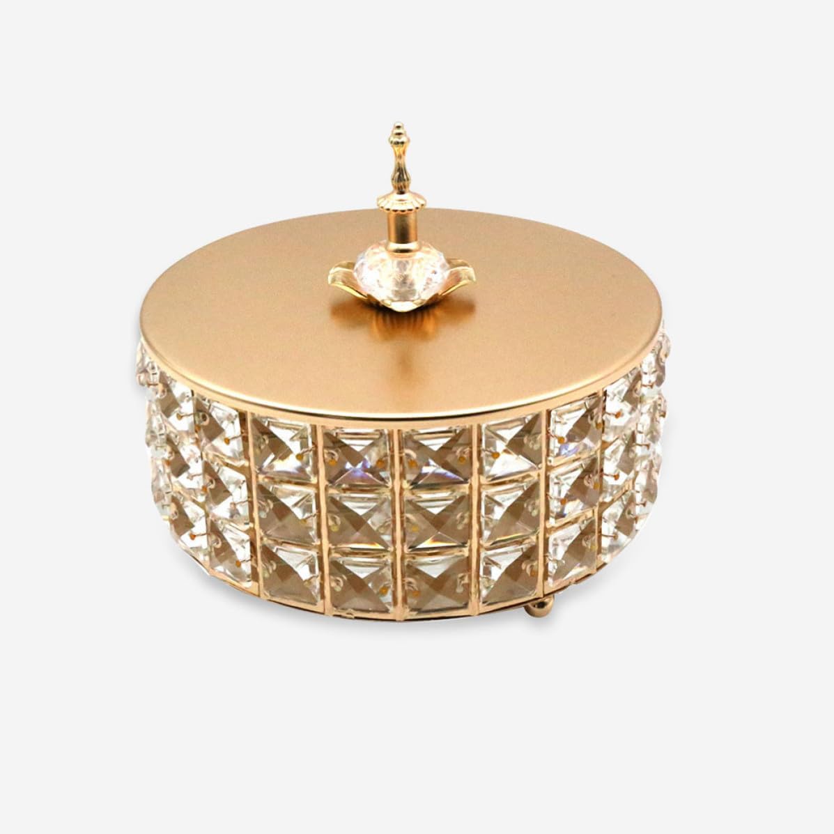 Metal Tarro de Vidrio Almacenamiento Multiusos de para Frutas y Dulces