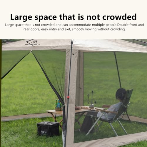Carpa para camping con sombra solar, gran espacio miniatura 4