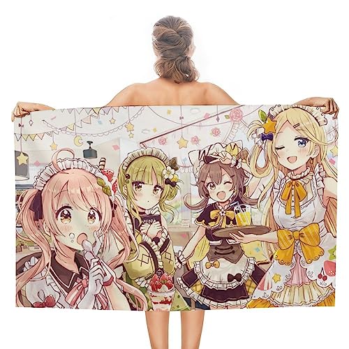 アニメバスタオル抗菌性多機能上品防臭 アニメ キャラクター赤ちゃん用子供バス用品 男女兼用 80×130cm