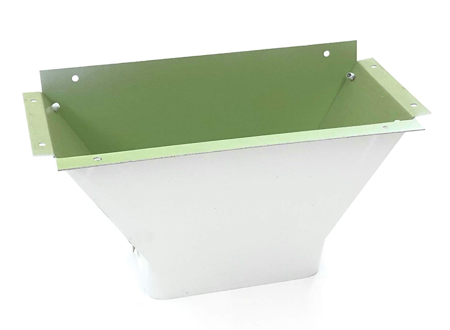 Maxx Flo Outlet - Oversized Downspout Outlet (6 inch, Low Gloss White)