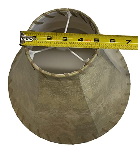 Generic Rustic Faux Leather Bell Lamp Shade thumb #4