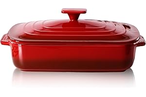 Lareina Large Ceramic Casserole Dish with Lid: Your Culinary Canvas for Exceptional Baking Delights