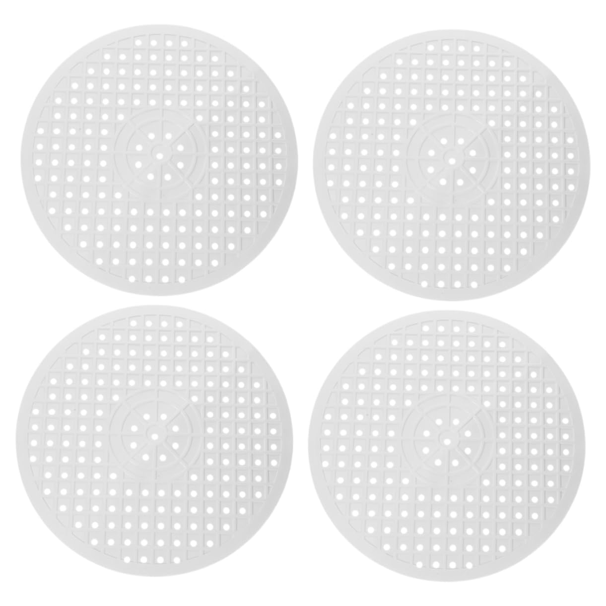 4pezzi Tappetino Rotondo Per Lavello Tappetino Per Asciugare Piatti in Gomma Per Scolapiatti Protezione Lavandino Cucina Facile Da Pulire