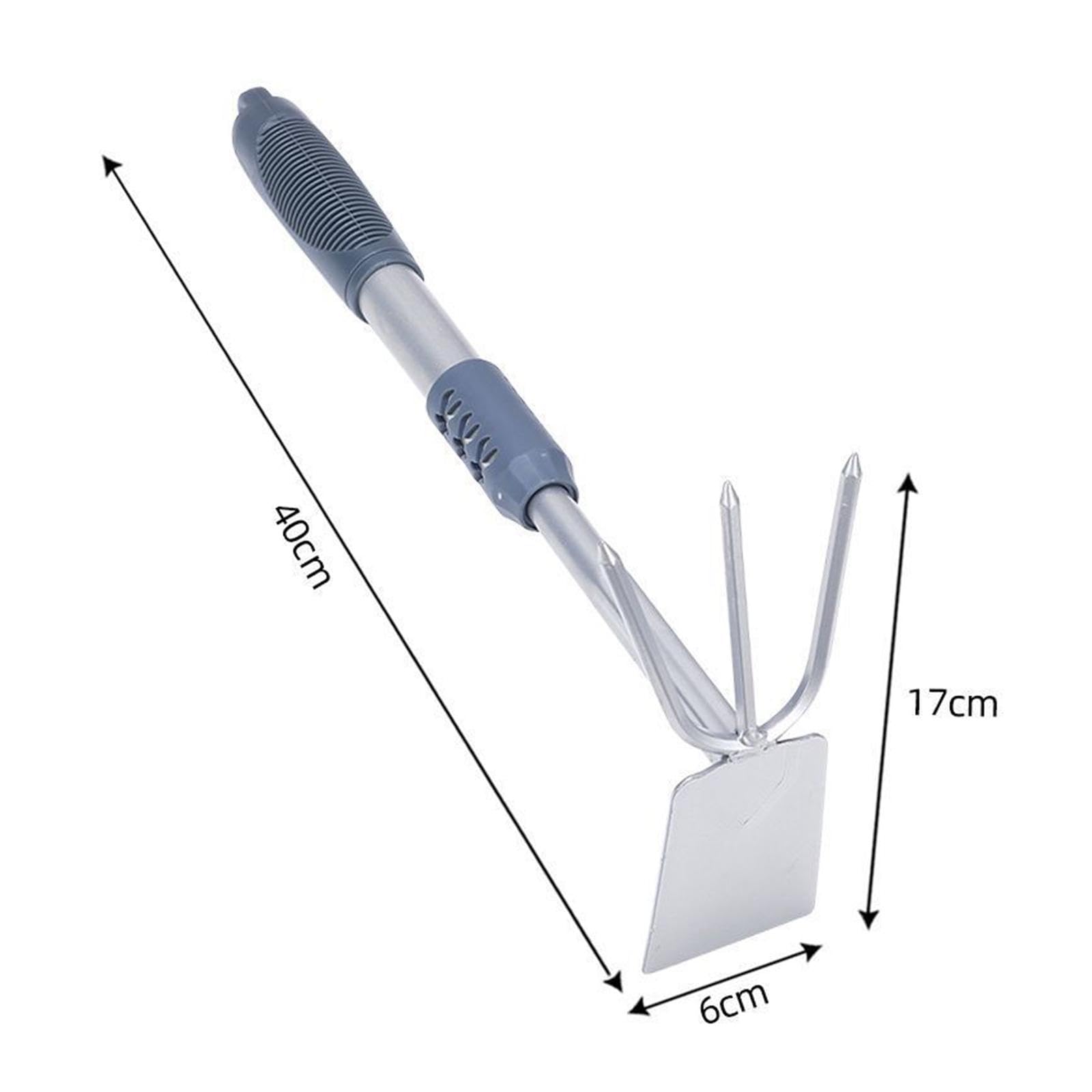 Attrezzi da giardinaggio Attrezzi da giardino Manico ergonomico Cazzuola da giardinaggio leggera Attrezzi manuali for piantare diserbo Scavare prato, 3 pezzi/784/1033 (Color : Dual purpose)
