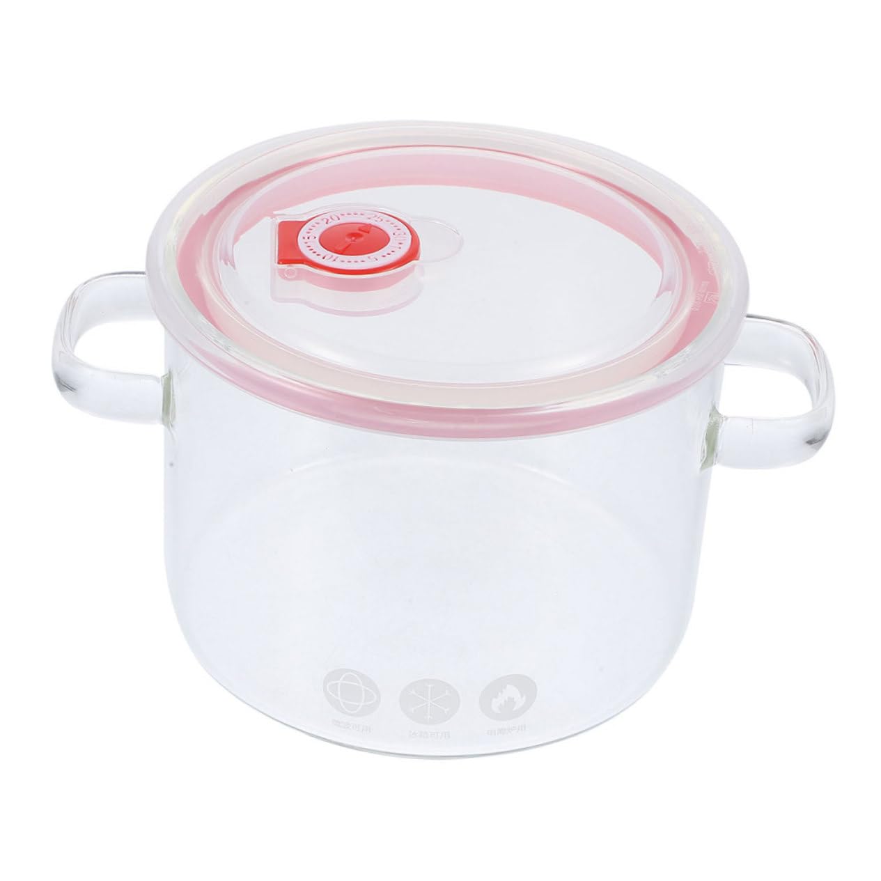 Marmite en Verre Borosilicaté Mikikit Haute Résistance Thermique