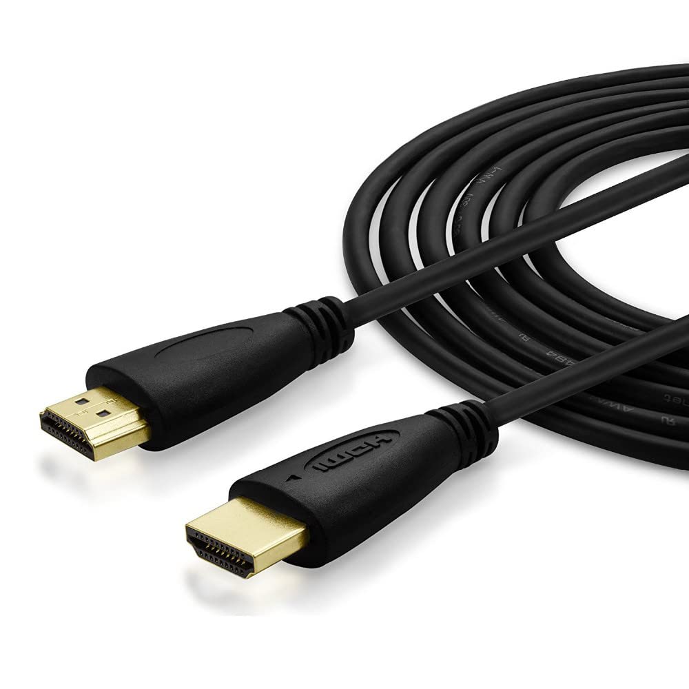 CABLEPELADO Cavo HDMI 4K Piatto Alta Velocità 2.0, Ultra HD 2160p (60Hz), Contatti Oro, Compatibile PC, PS5, Smart TV, Nero, 30 cm